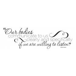 Our Bodies Communicate Decal - 70" x 22"