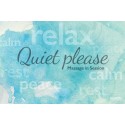 Massage Therapy Quiet Please Poster